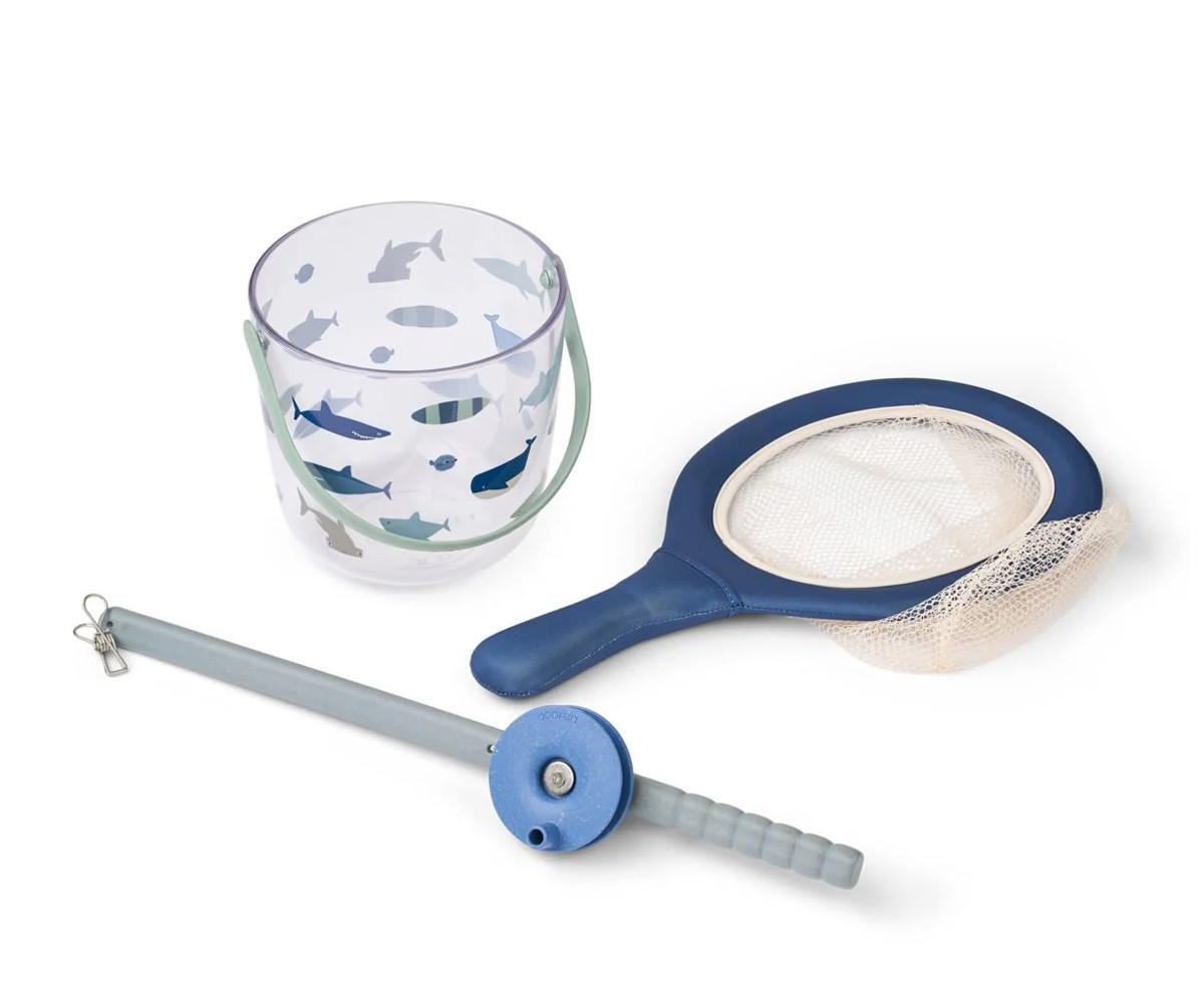 Set de Pesca Cora Crab con Red Shark/Dove Blue