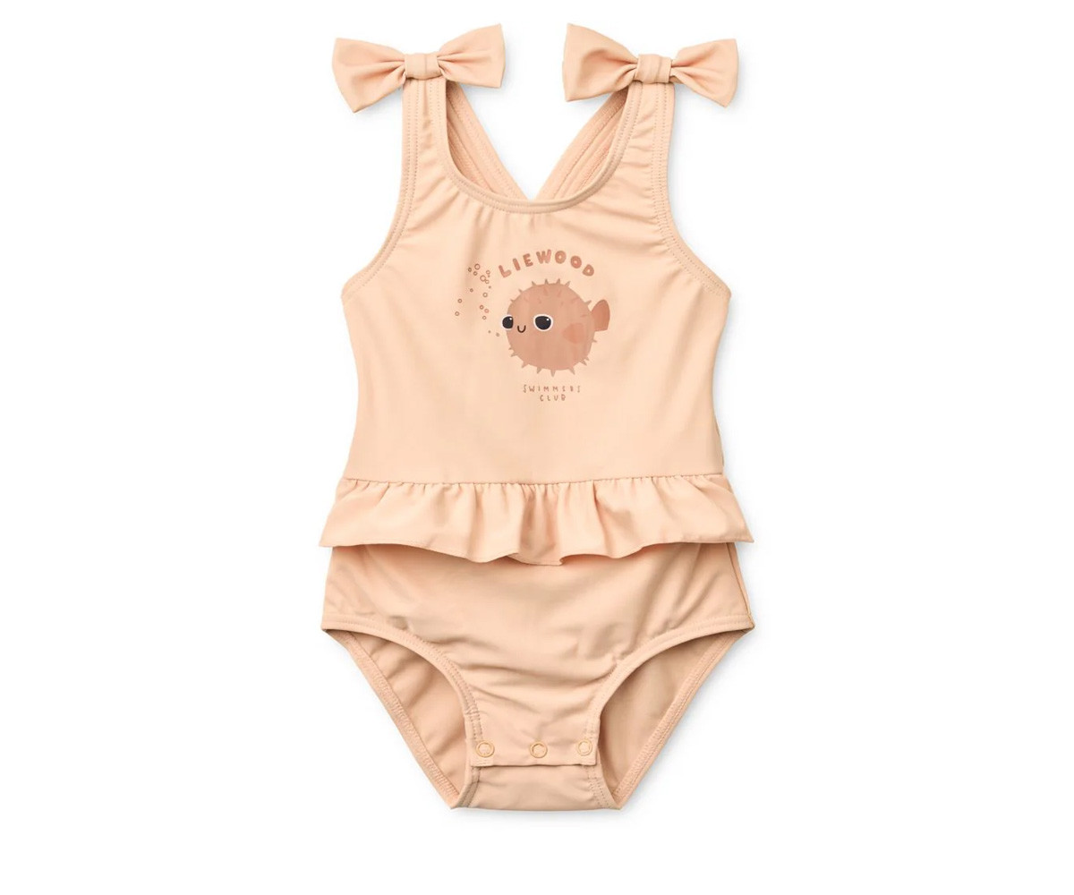 Bañador Amara Bebé con Lacitos Apple Blossom Pufferfish