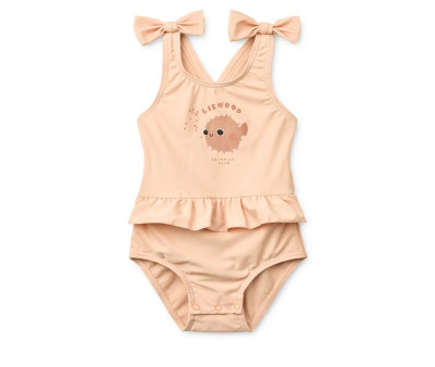 Bañador Amara Bebé con Lacitos Apple Blossom Pufferfish