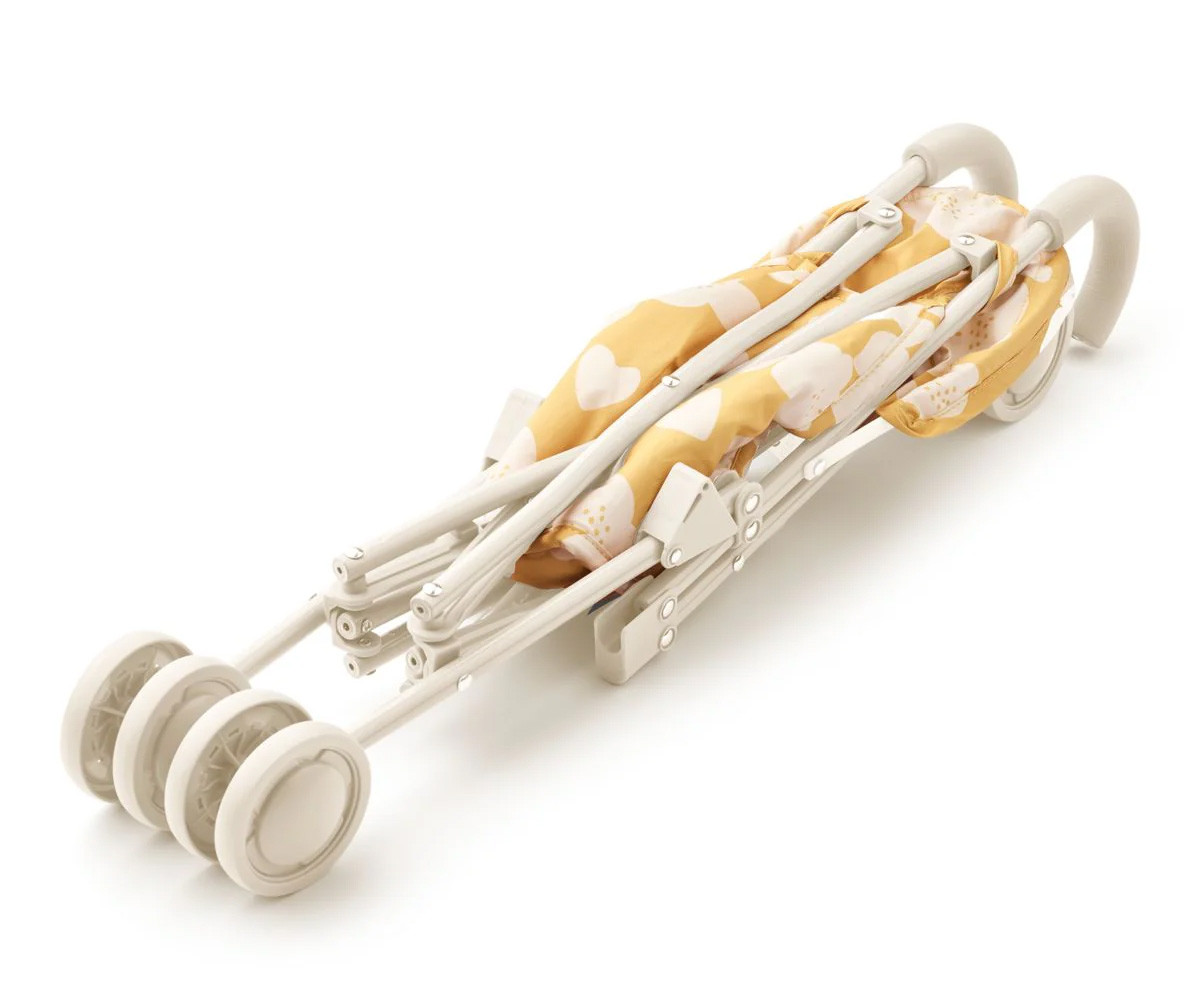 Passeggino Bambole Elsie Flower/Lemon Yellow