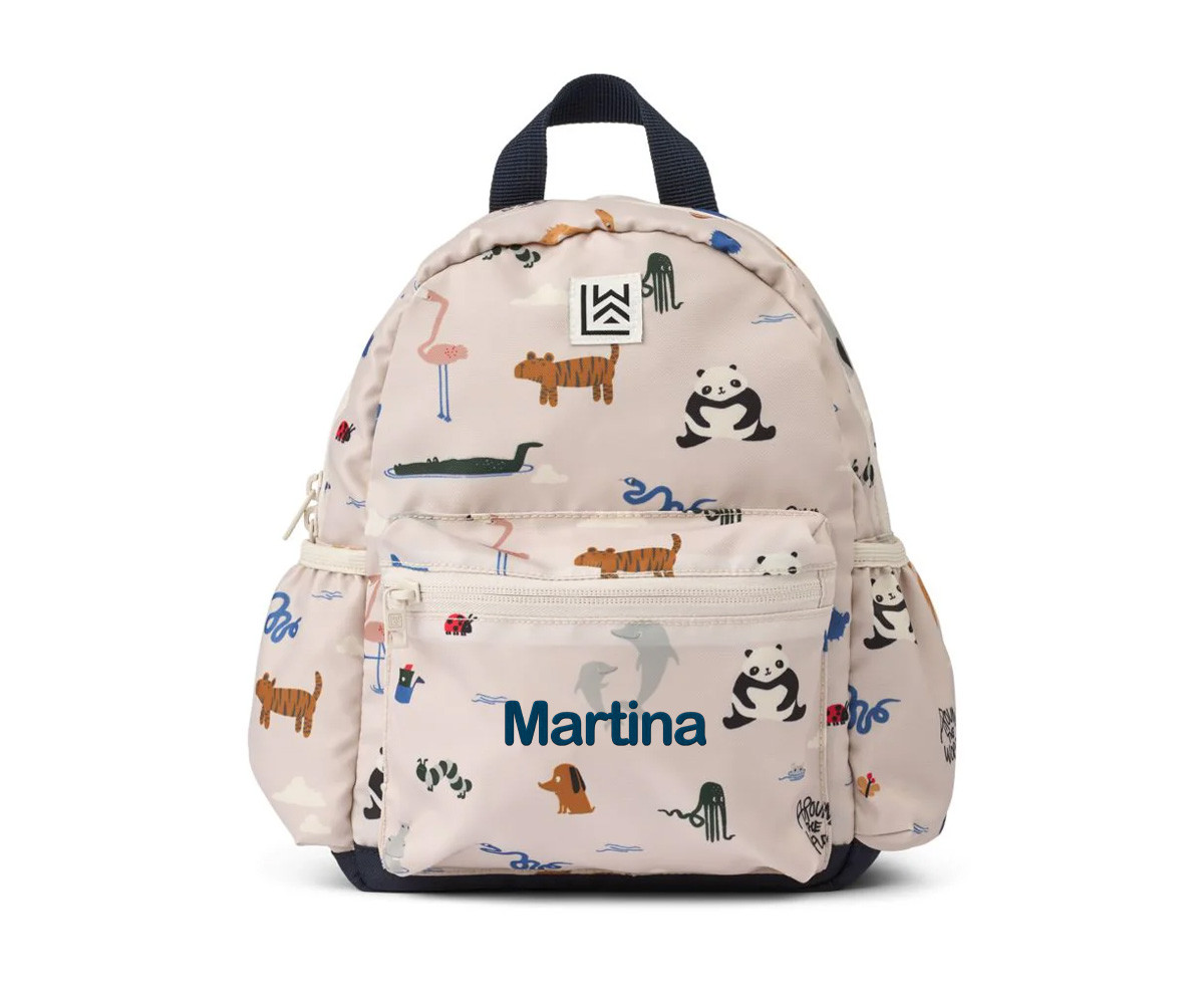 Zaino Asilo Andreas Around the World Sandy Personalizzabile