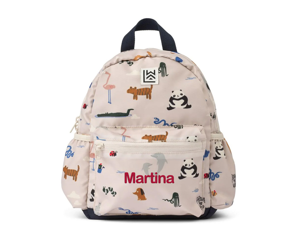 Zaino Asilo Andreas Around the World Sandy Personalizzabile