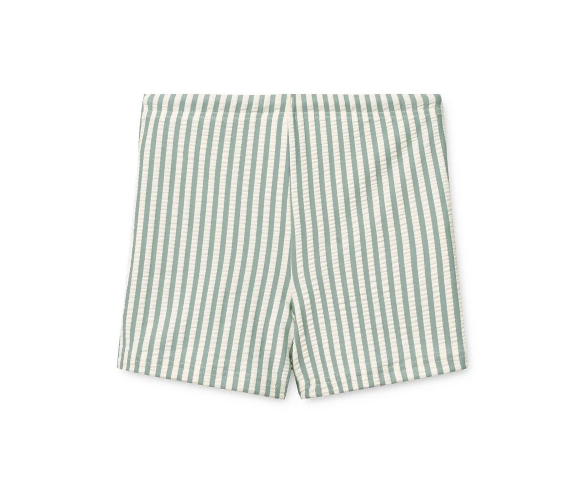 Bañador Short Otto Seersucker Stripe Peppermint/Creme de la Creme