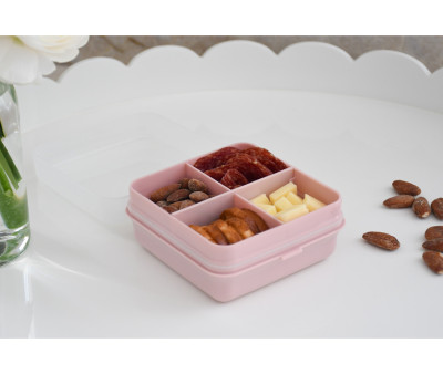 Snackle Box Petite 4 Scomparti Pink