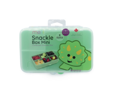 Caja Snackle 6 Compartimentos Dino