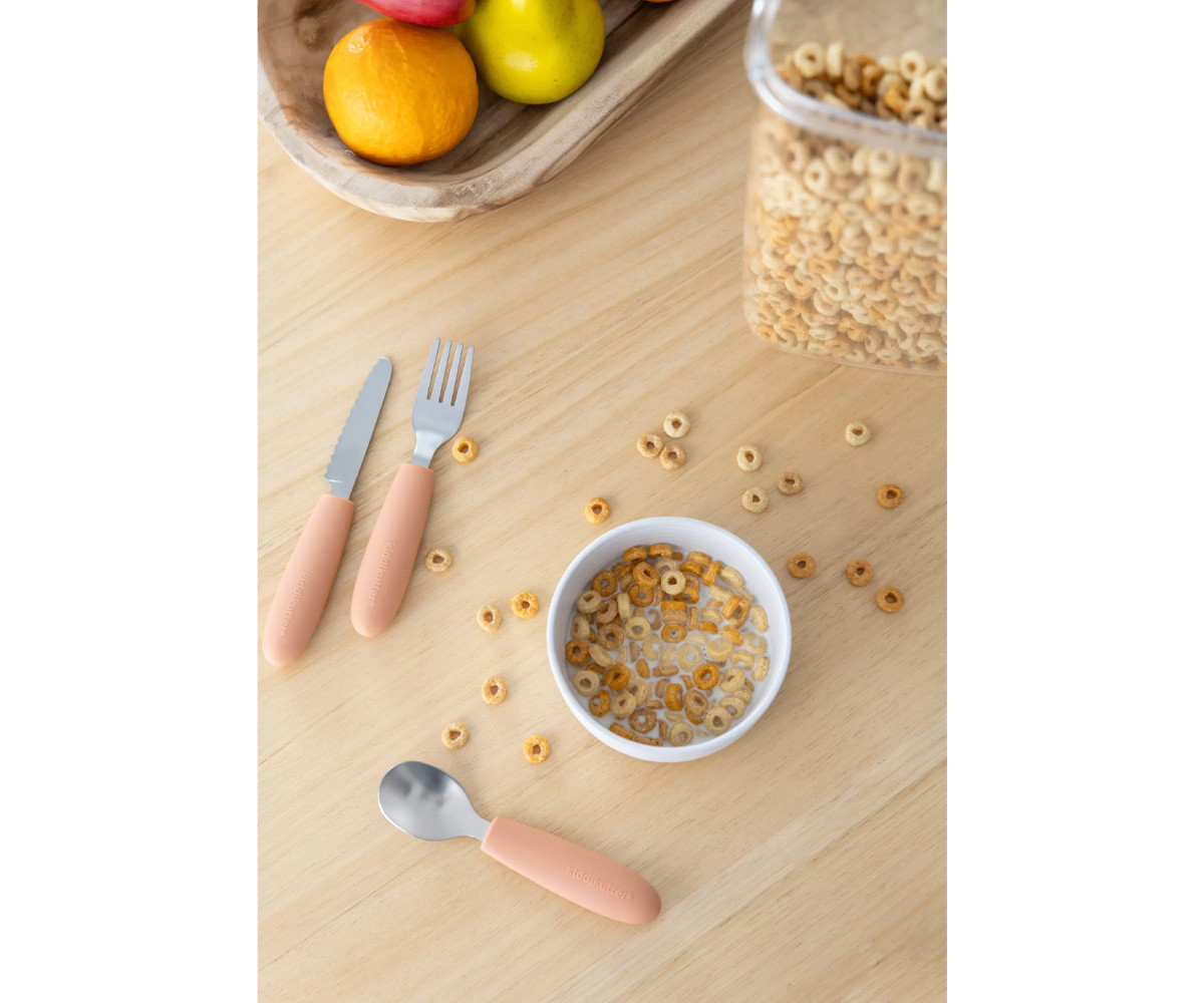 Set de Cubiertos Kiddikutter Peach Fuzz