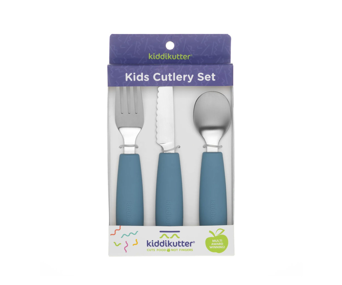 Set Posate Kiddikutter Sky Blue