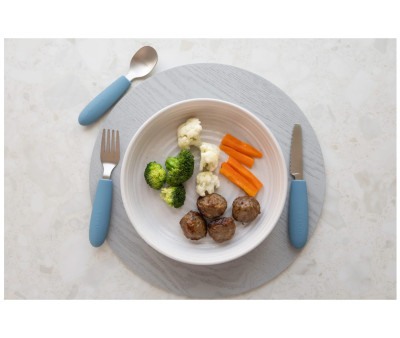 Set Posate Kiddikutter Sky Blue