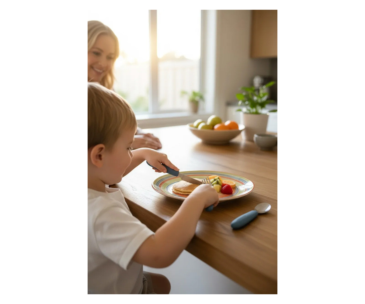 Set Posate Kiddikutter Sky Blue