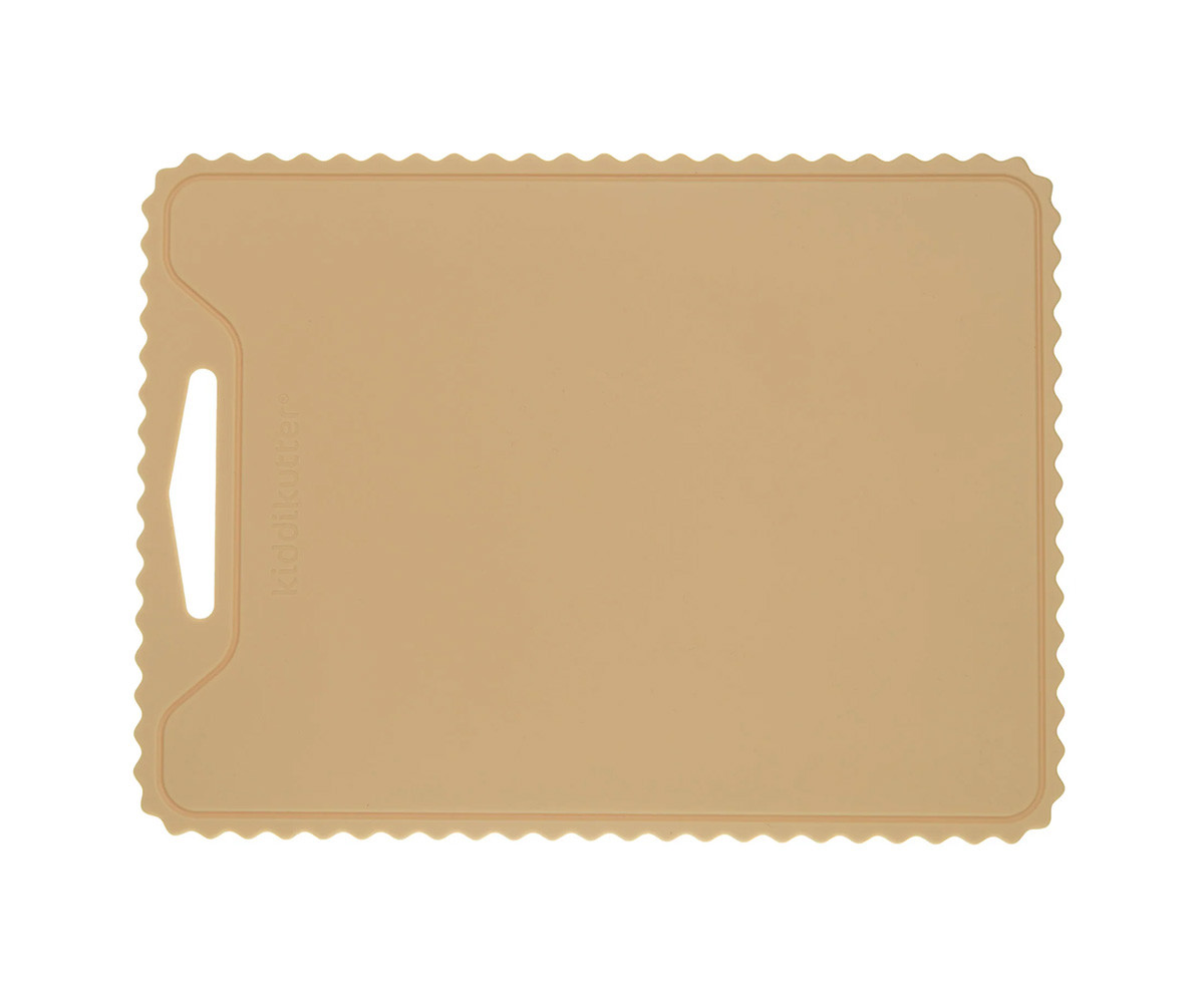 Tagliere in Silicone Antiscivolo Kiddikutter Cream