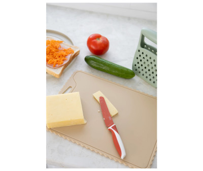 Tagliere in Silicone Antiscivolo Kiddikutter Cream