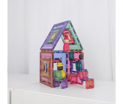 Construcción Connetix Pastel Portal 48 piezas