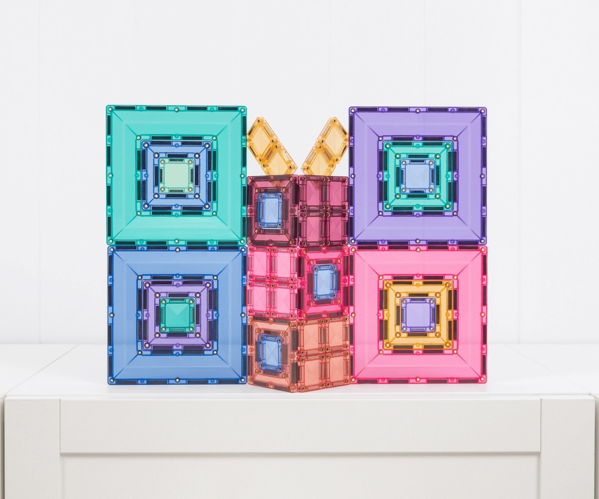 Construcción Connetix Pastel Portal 48 piezas