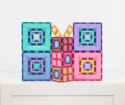 Construcción Connetix Pastel Portal 48 piezas