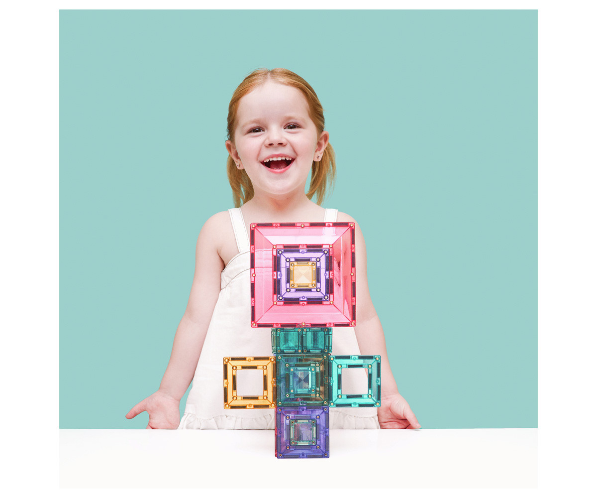 Construcción Connetix Pastel Portal 48 piezas