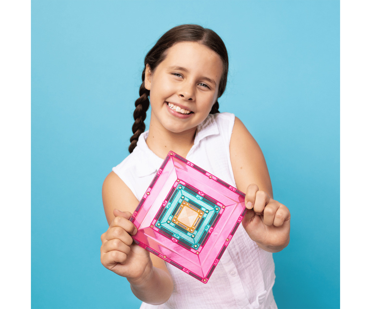 Construcción Connetix Pastel Portal 48 piezas