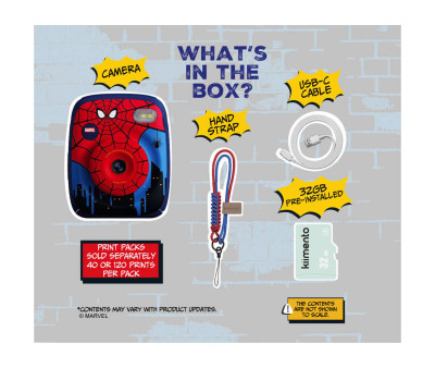 Fotocamera Stampa Istantanea Kiimento Spiderman