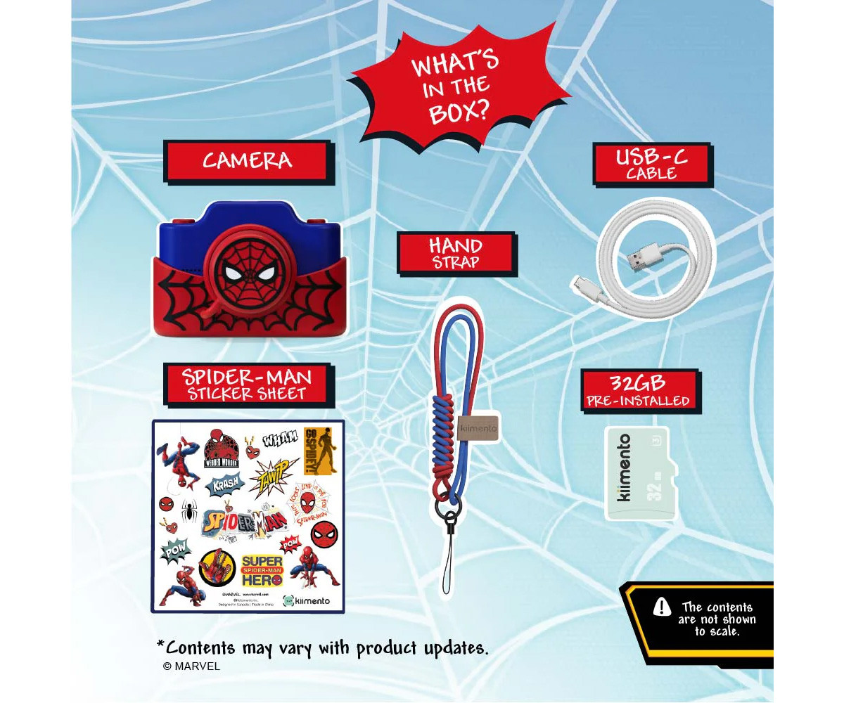Fotocamera Digitale Kidamento con Cover Spiderman