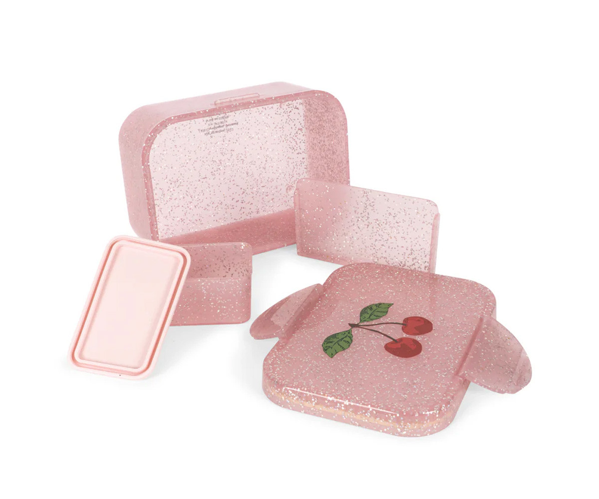 Caja de Almuerzo Cherry Glitter