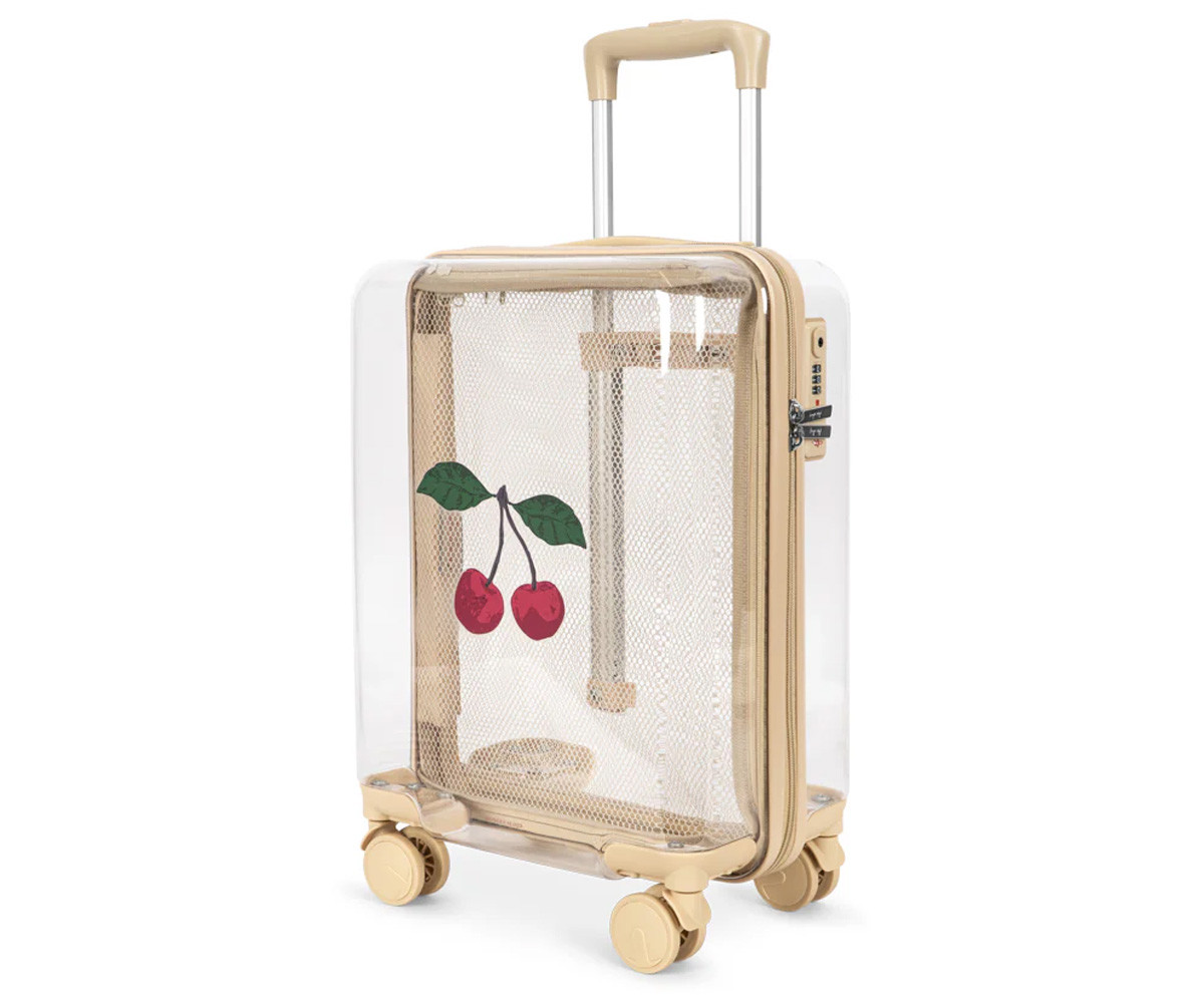 Maleta de Viaje Transparente Cherry