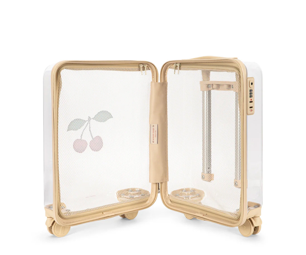Maleta de Viaje Transparente Cherry