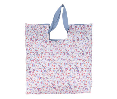Borsa Tote Fiori Azzurri Personalizzabile