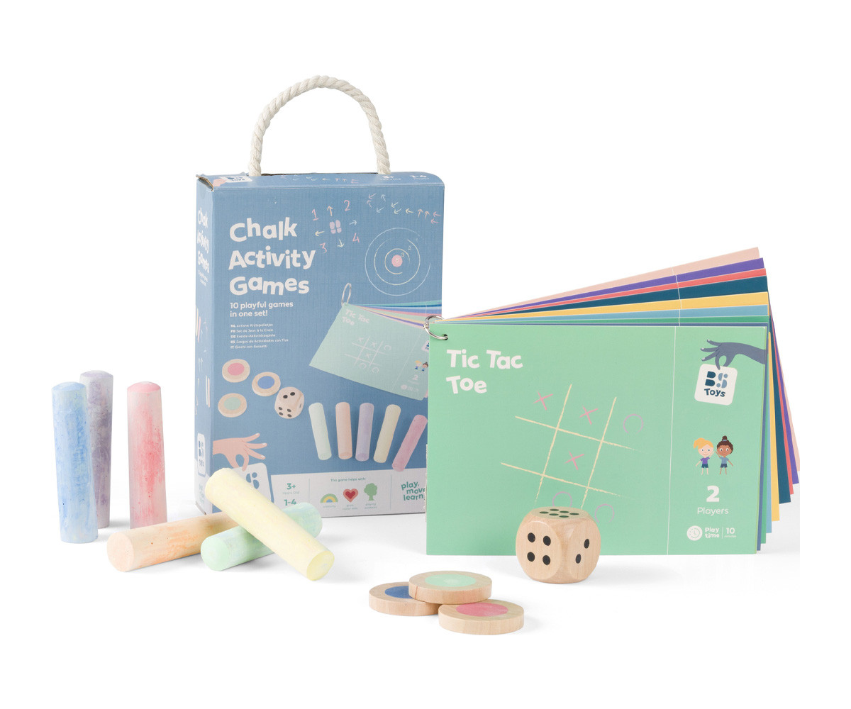 Giochi di attività con gessi da marciapiede