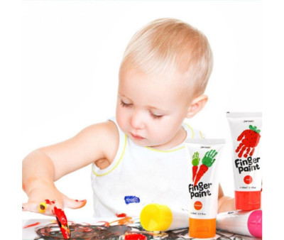 Secchiello Pittura a Dita 12 Colori