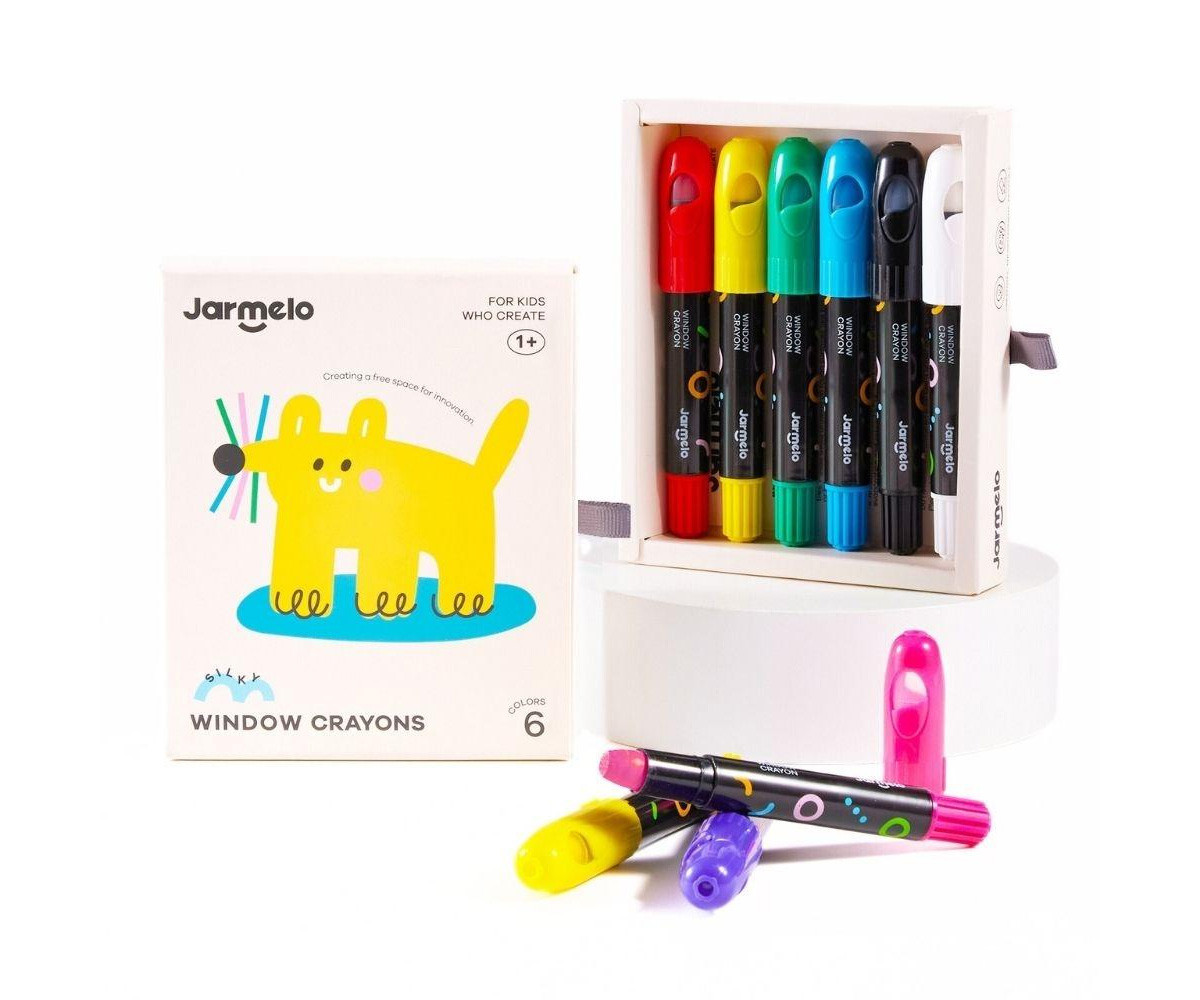 Window Crayons per Vetro, Piastrelle e Carta 6 colori