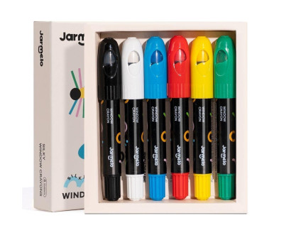 Window Crayons per Vetro, Piastrelle e Carta 6 colori