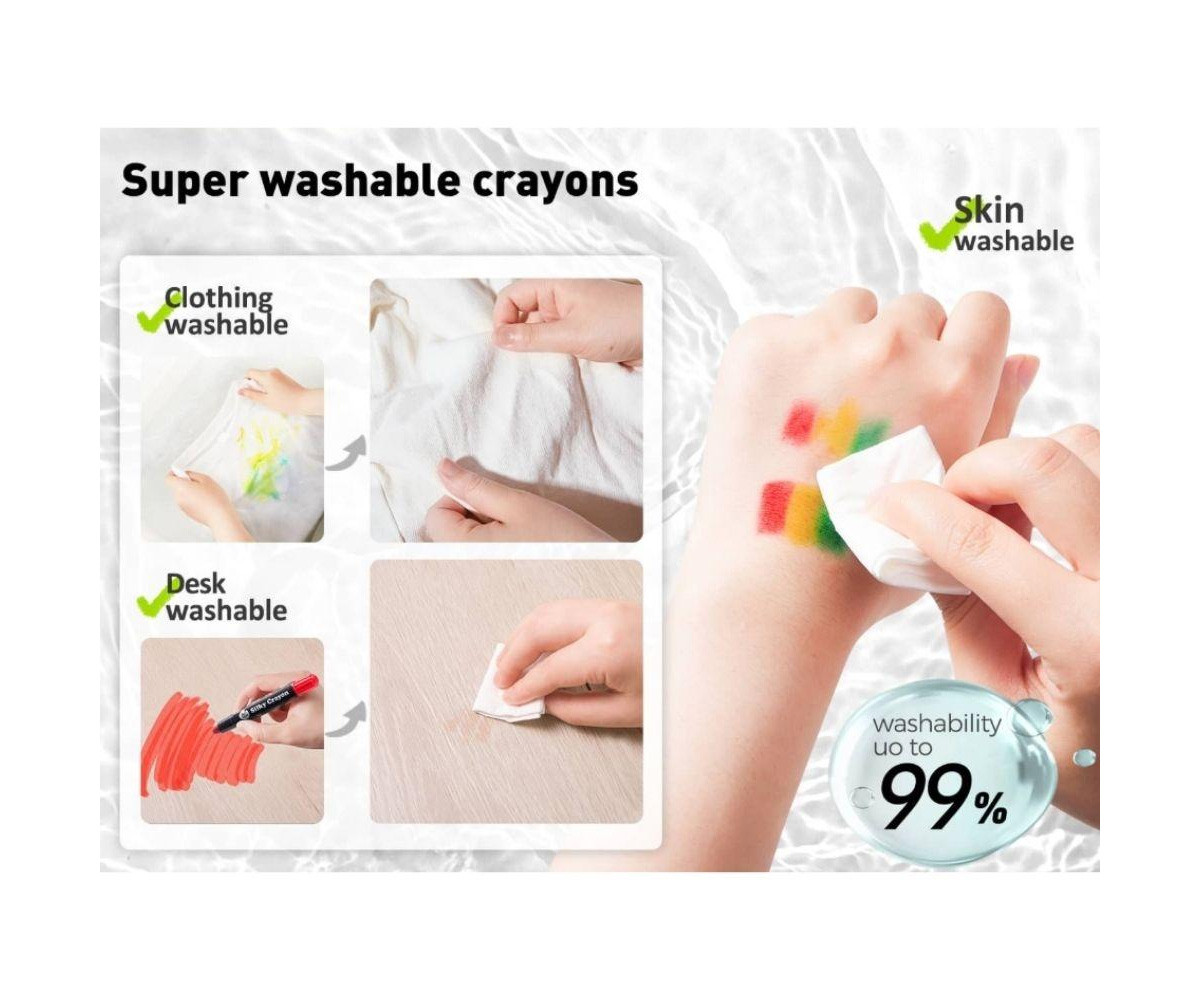 24 Twistable Silky Crayons Lavabili