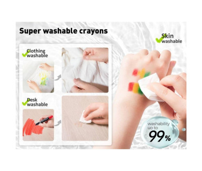 24 Twistable Silky Crayons Lavabili