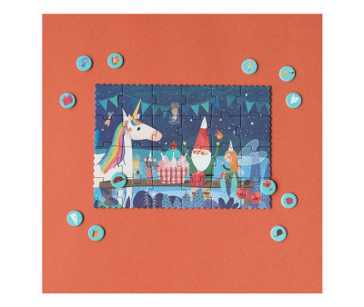 Tiny Puzzle Look & Find Unicorn