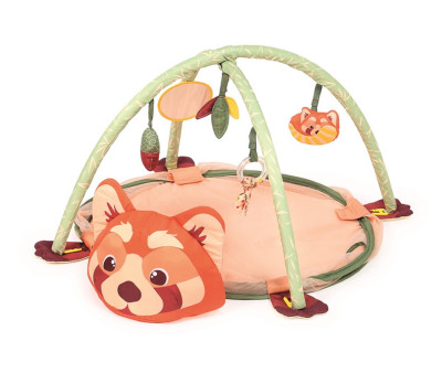 Gimnasio de Actividades y Piscina de Bolas Panda Rojo