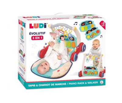 Correpasillos, Mesa de Actividades y Alfombra de Actividades Ludi