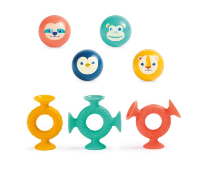 Pelotas Sonoras con Ventosas Smack Pop