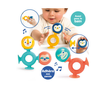 Pelotas Sonoras con Ventosas Smack Pop