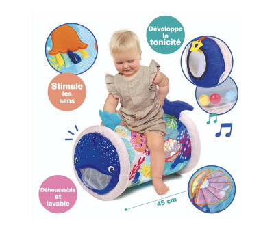 Rollo Sensorial Hinchable de Tela Ballena