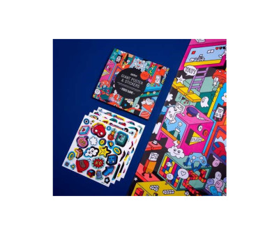 Poster XL Omy Video Game + Pegatinas