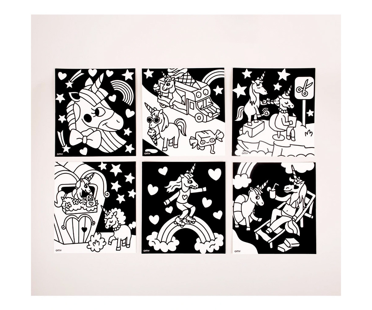 Lámina de Terciopelo Unicornio