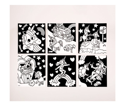 Lámina de Terciopelo Unicornio