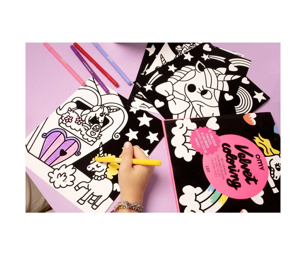 Lámina de Terciopelo Unicornio