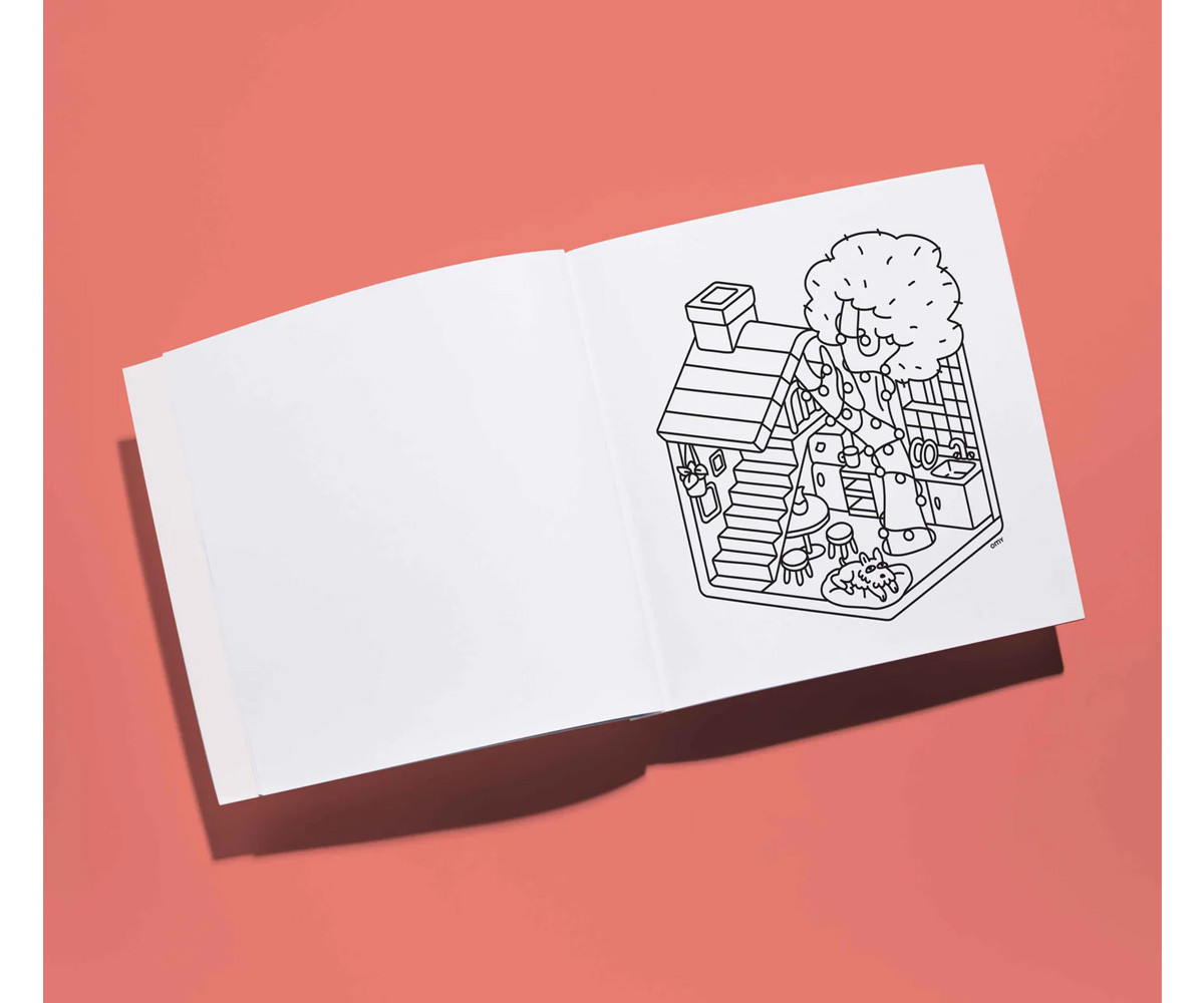 Libro da Colorare Cozy Art Yummy Food