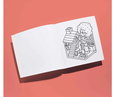 Libro da Colorare Cozy Art Yummy Food