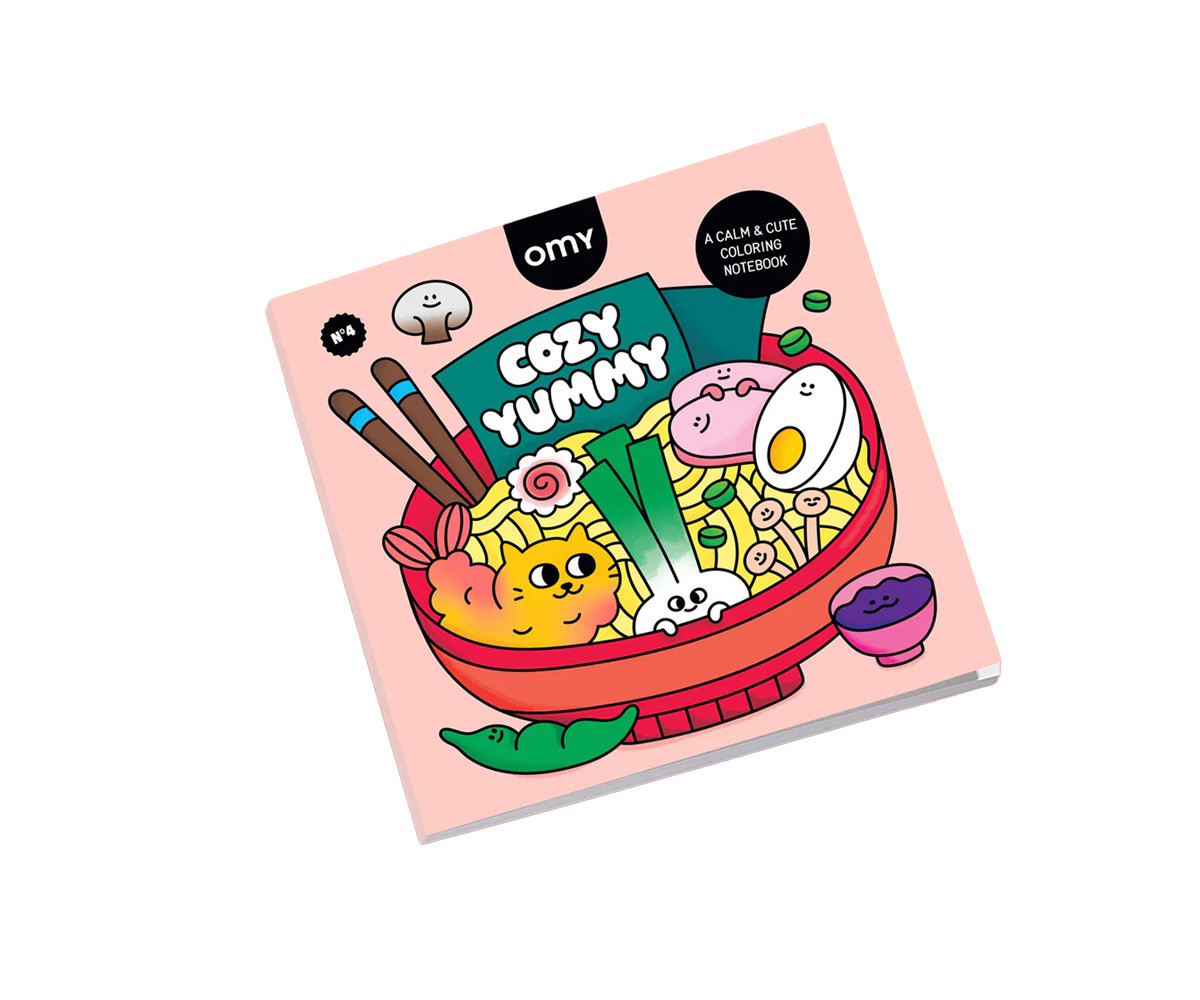 Libro da Colorare Cozy Art Yummy Food