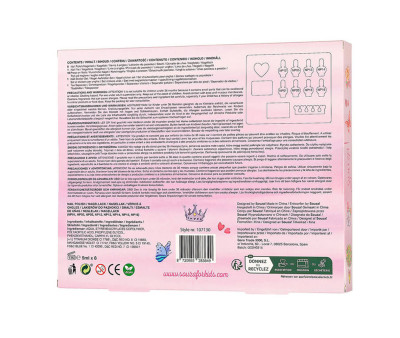 Set de Esmaltes y Accesorios de Uñas Princesas