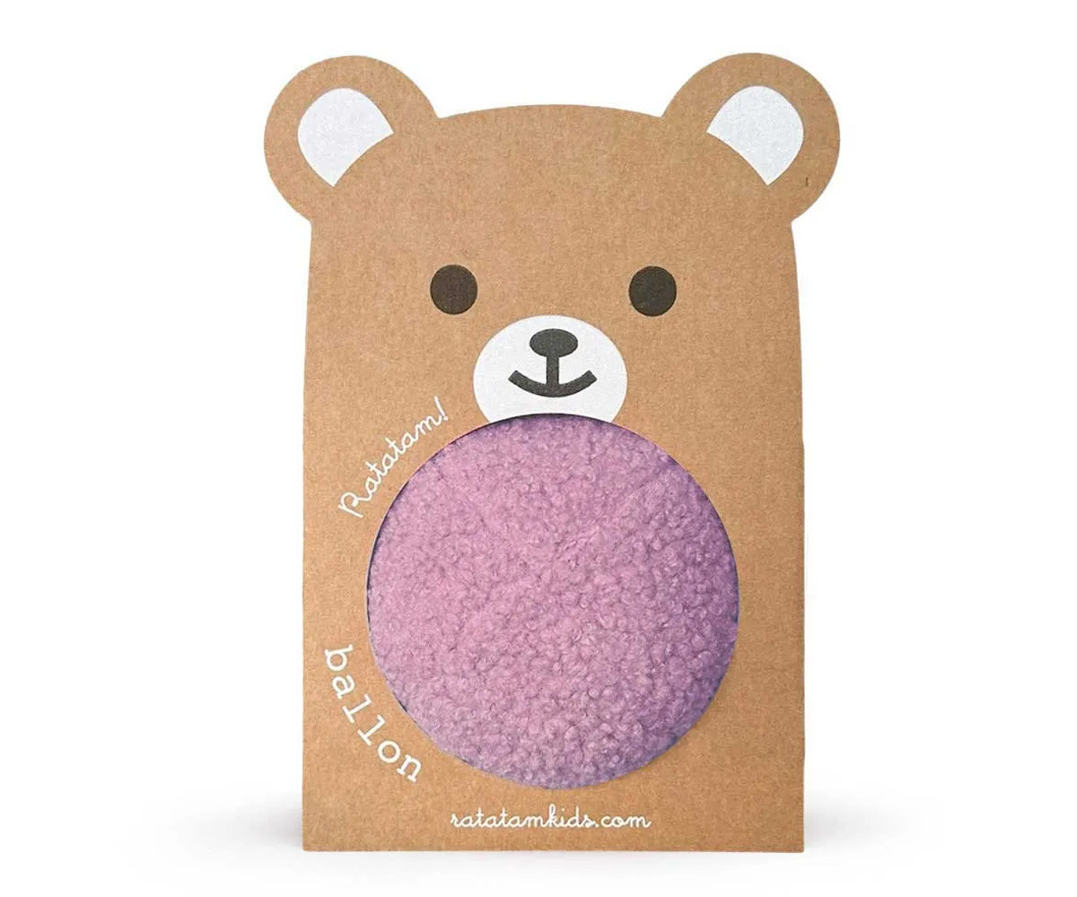 Palla di Peluche Rosa 12 cm