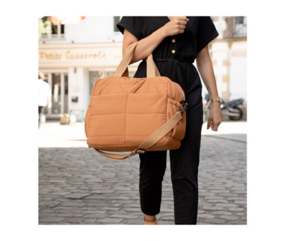 Borsa Passeggino Pluméa con Fasciatoio Ochre