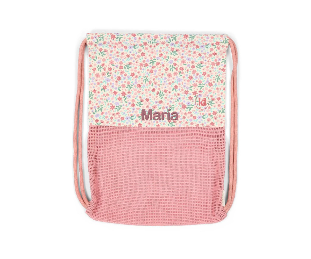 Bolsa Juguetes Playa Flores Personalizable