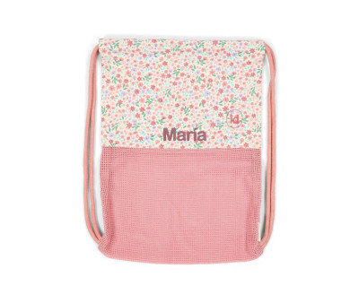 Bolsa Juguetes Playa Flores Personalizable